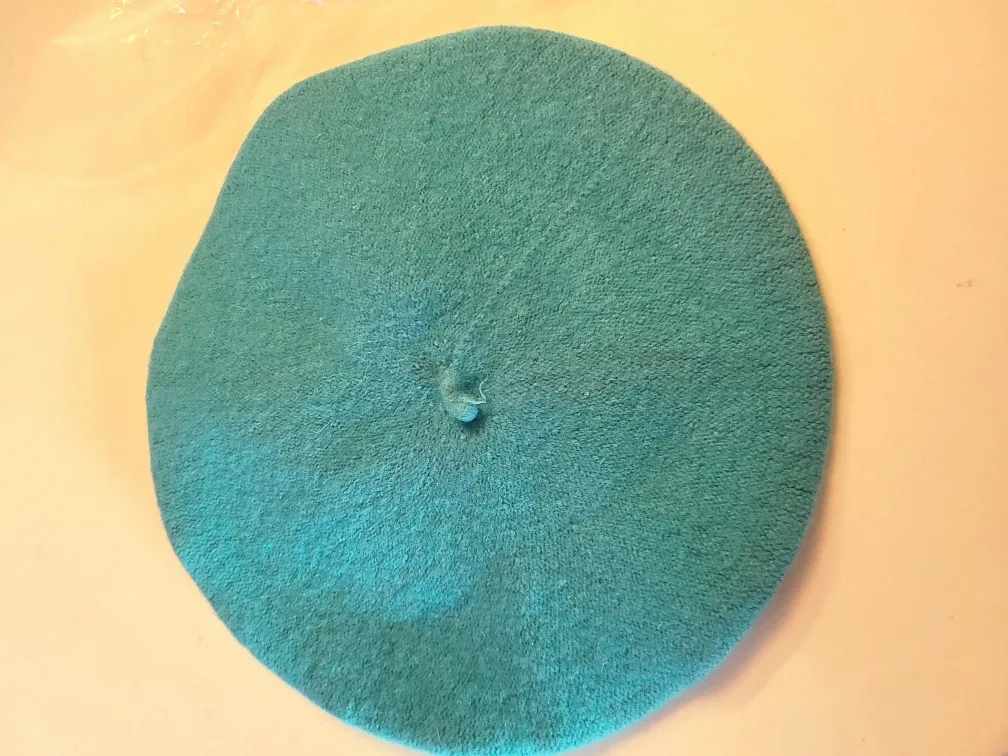 Teal Beret Hat brand new