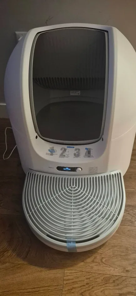 Hoomegic EzMeow Self Cleaning Cat Litter Box image indicator(2)