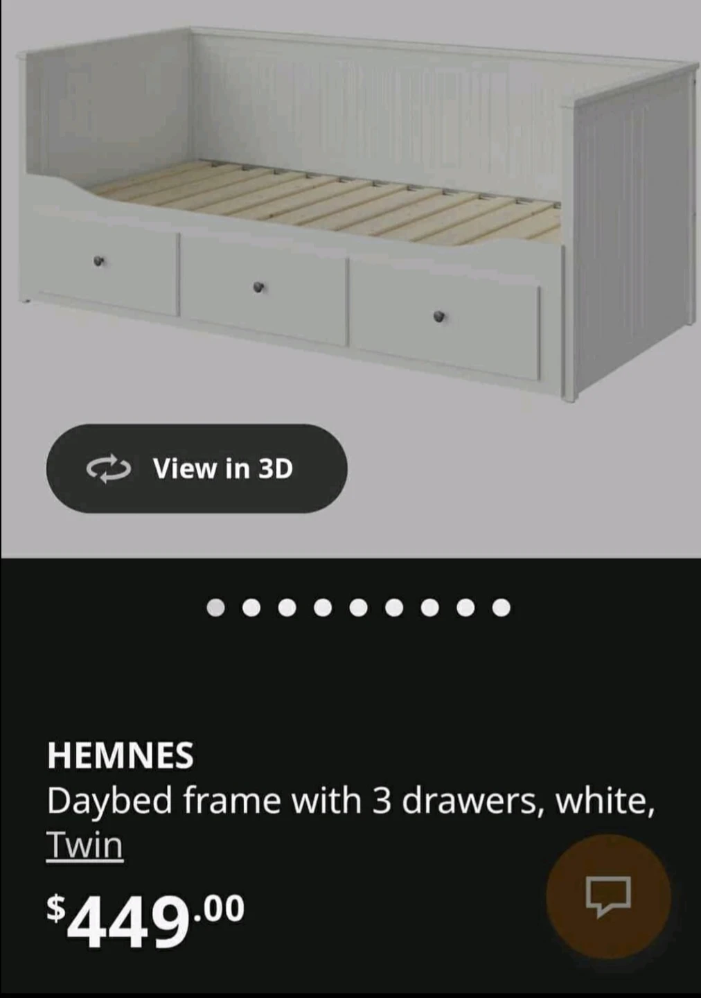 IKEA Hemnes Daybed Frame with 3 Drawers - White - photo 3