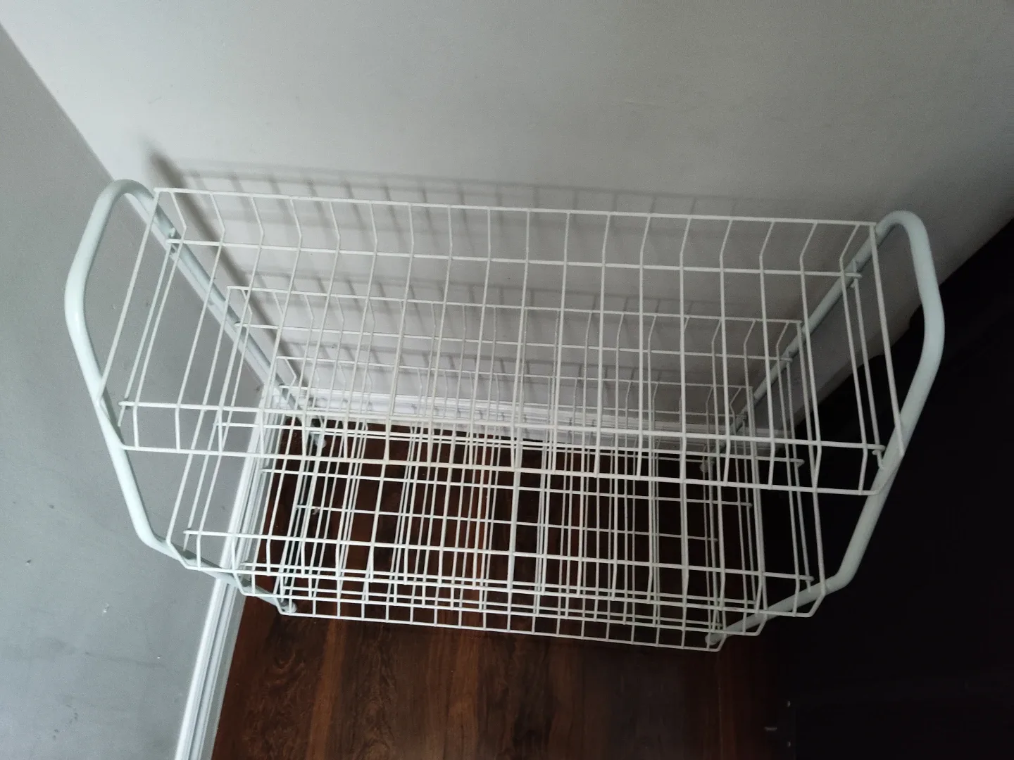 🥕 White Wire Shoe Rack - 3 Tier image indicator(2)