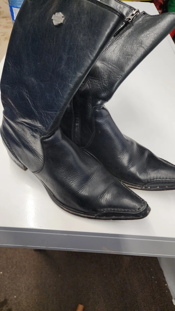 Harley-Davidson Black Leather Boots