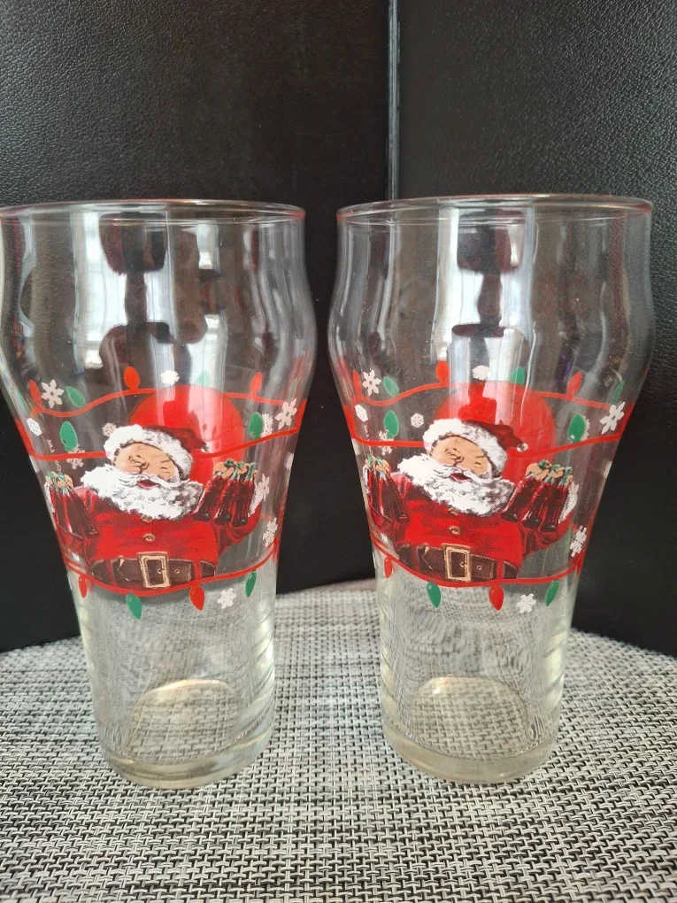 Coca-Cola Santa Claus Glasses