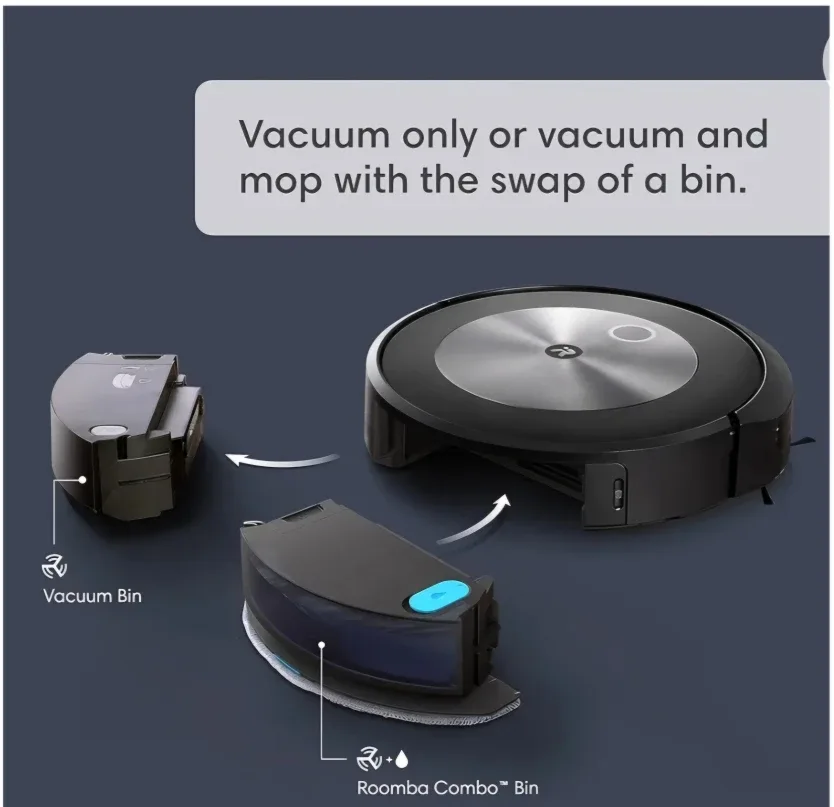 iRobot Roomba Combo j5+ Self-Emptying Robot Vacuum & Mop image indicator(3)