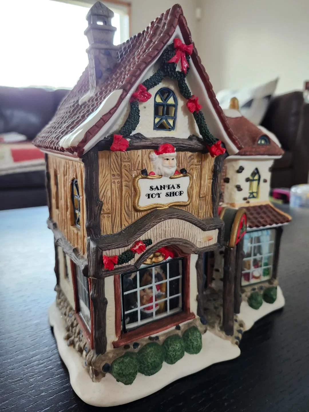 Santa's Toy Shop Christmas Village Figurine image indicator(2)