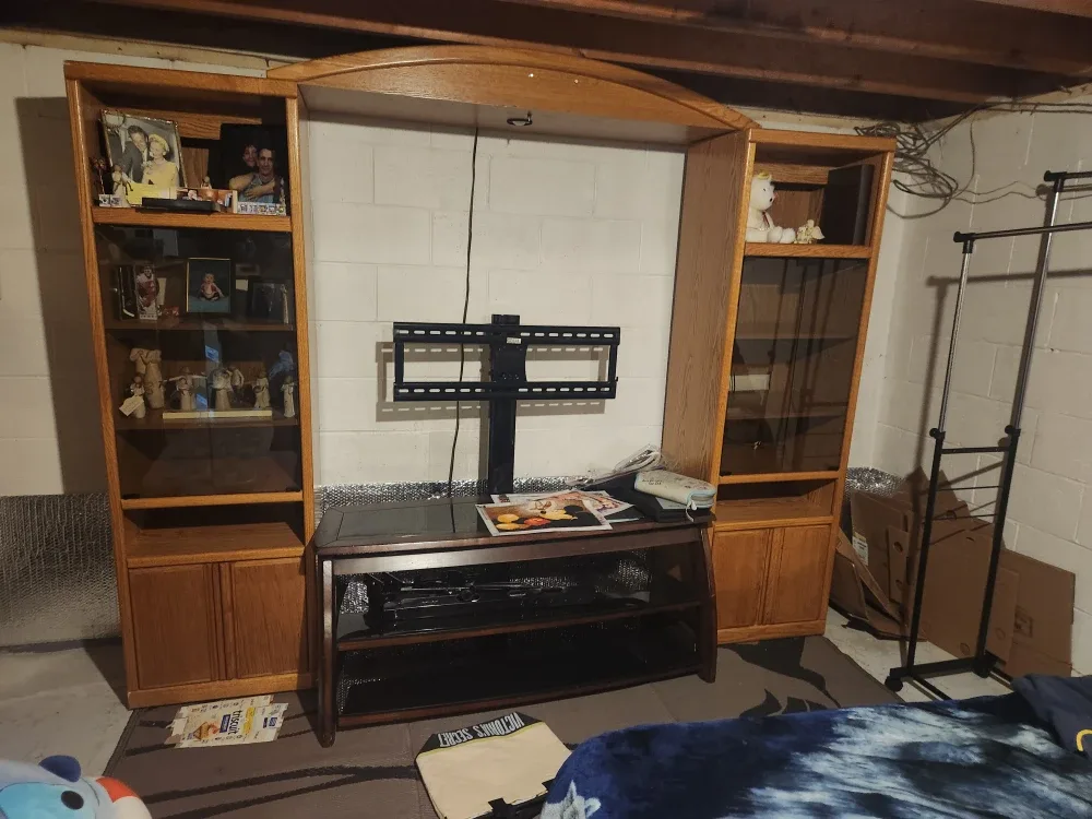 Wooden Entertainment Center