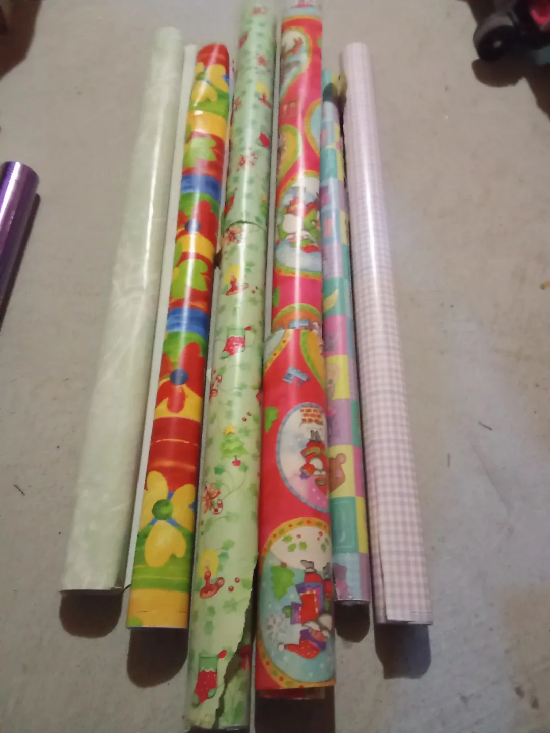 Wrapping Paper Rolls - Assorted Designs About half left 🥕 thumbnail