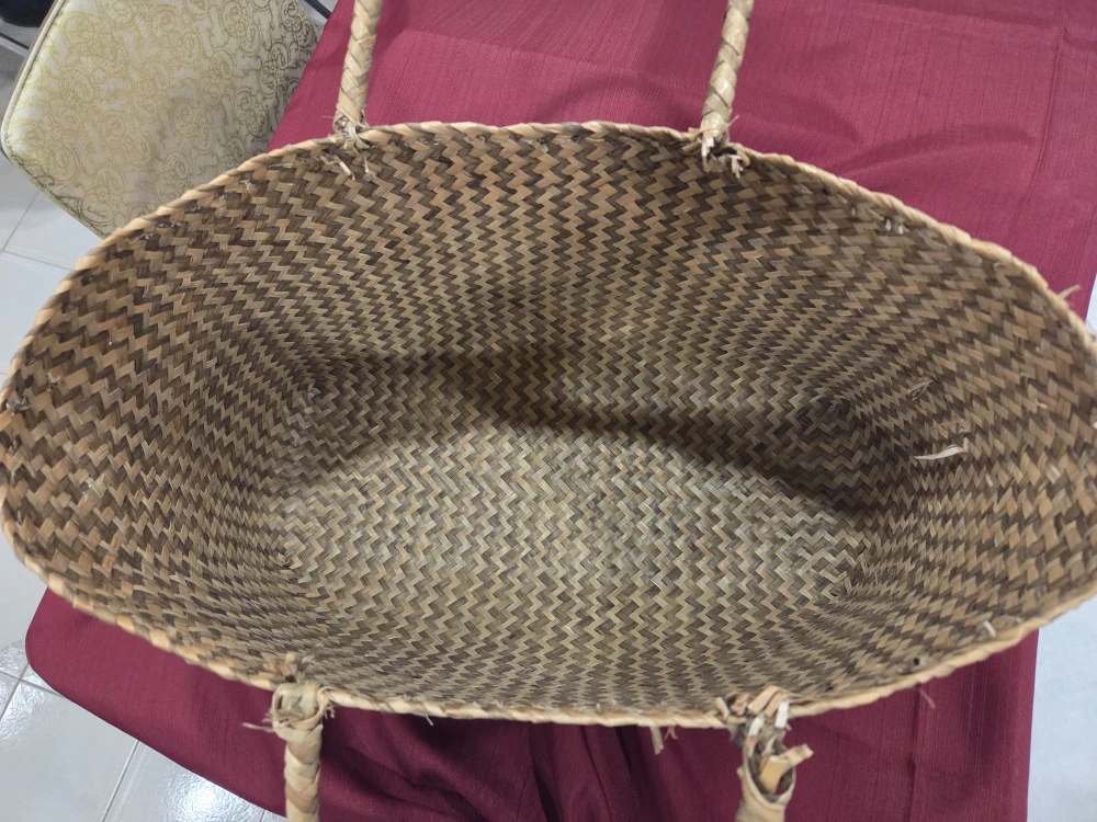 Woven Straw Tote Bag - photo 3