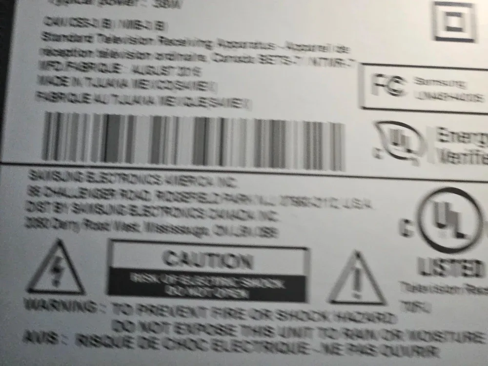 Samsung UN46EH4005 42"TV image indicator(2)