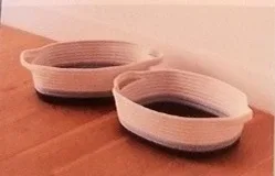 NEW Huntington Home 2pk Coiled Rope Basket image indicator(8)