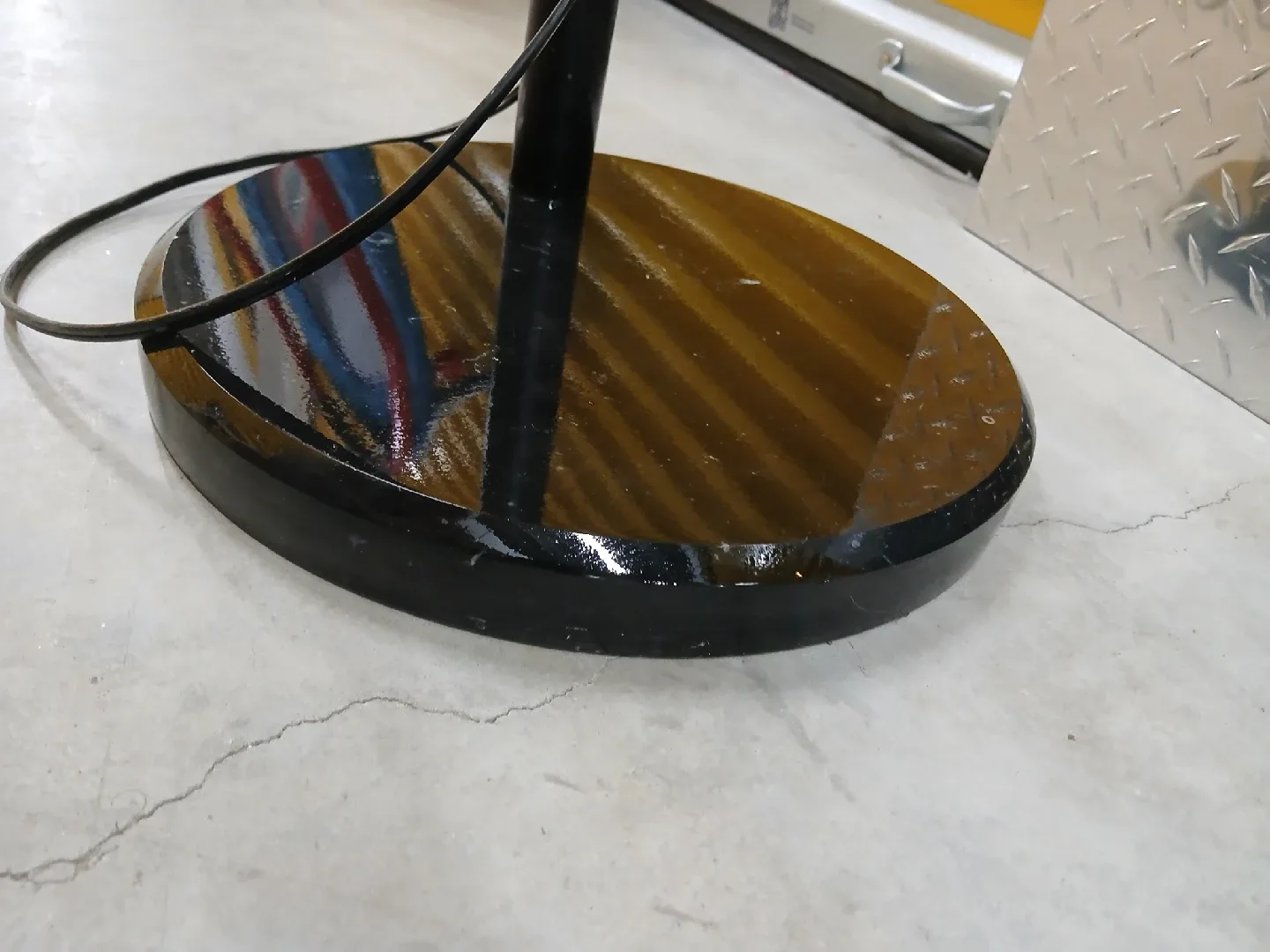 Black Arc Floor Lamp With Marble Base image indicator(2)
