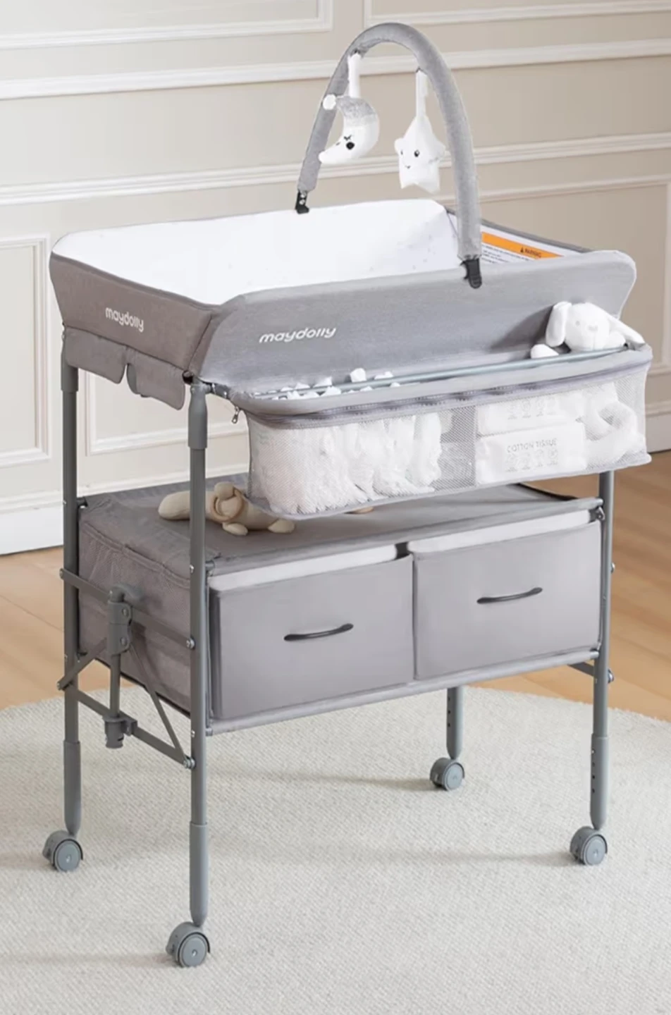 Maydolly Baby Changing Table with Storage - photo 2