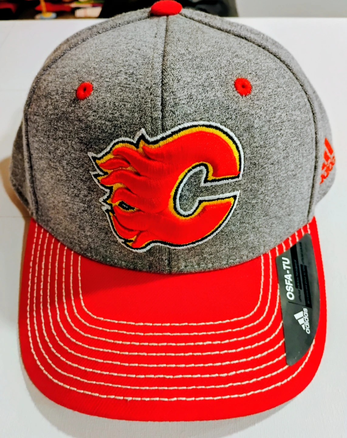 Adidas Calgary Flames Hat - OSFA - photo 2