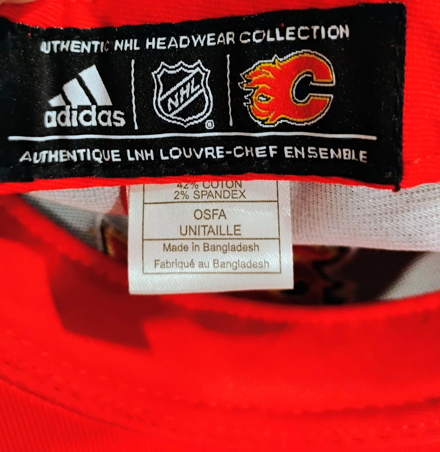 Adidas Calgary Flames Hat - OSFA - photo 4