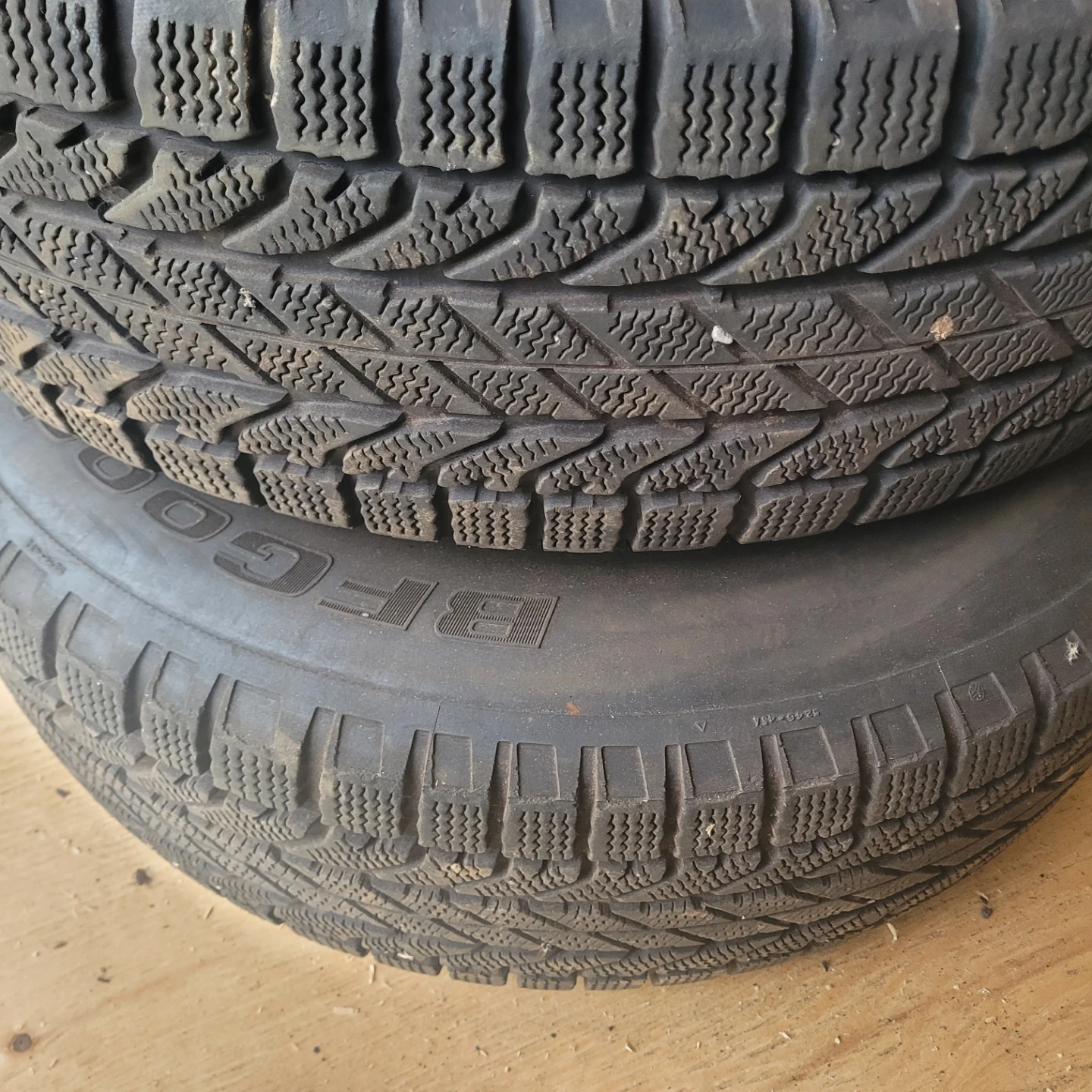 BFGoodrich Winter Tires on Steel Rims - 16x6 1/2 5x127 - photo 2