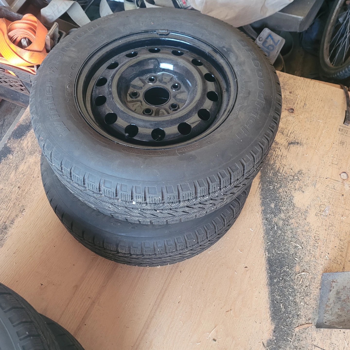 BFGoodrich Winter Tires on Steel Rims - 16x6 1/2 5x127 - photo 3