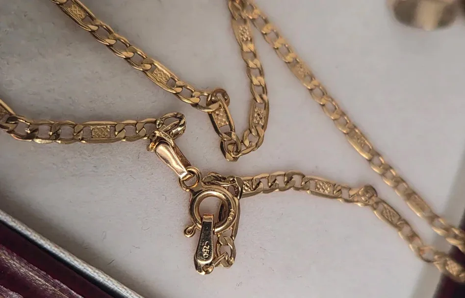 Gold Chain Necklace 18k image indicator(2)