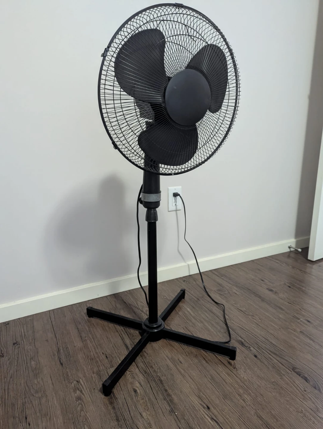 Black Standing Fan