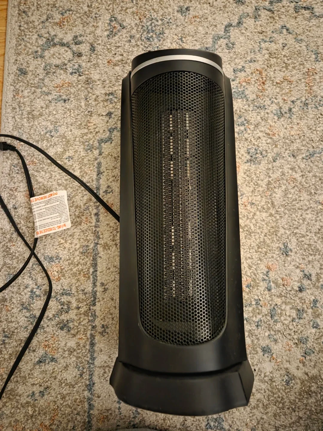 Black Portable Space Heater
