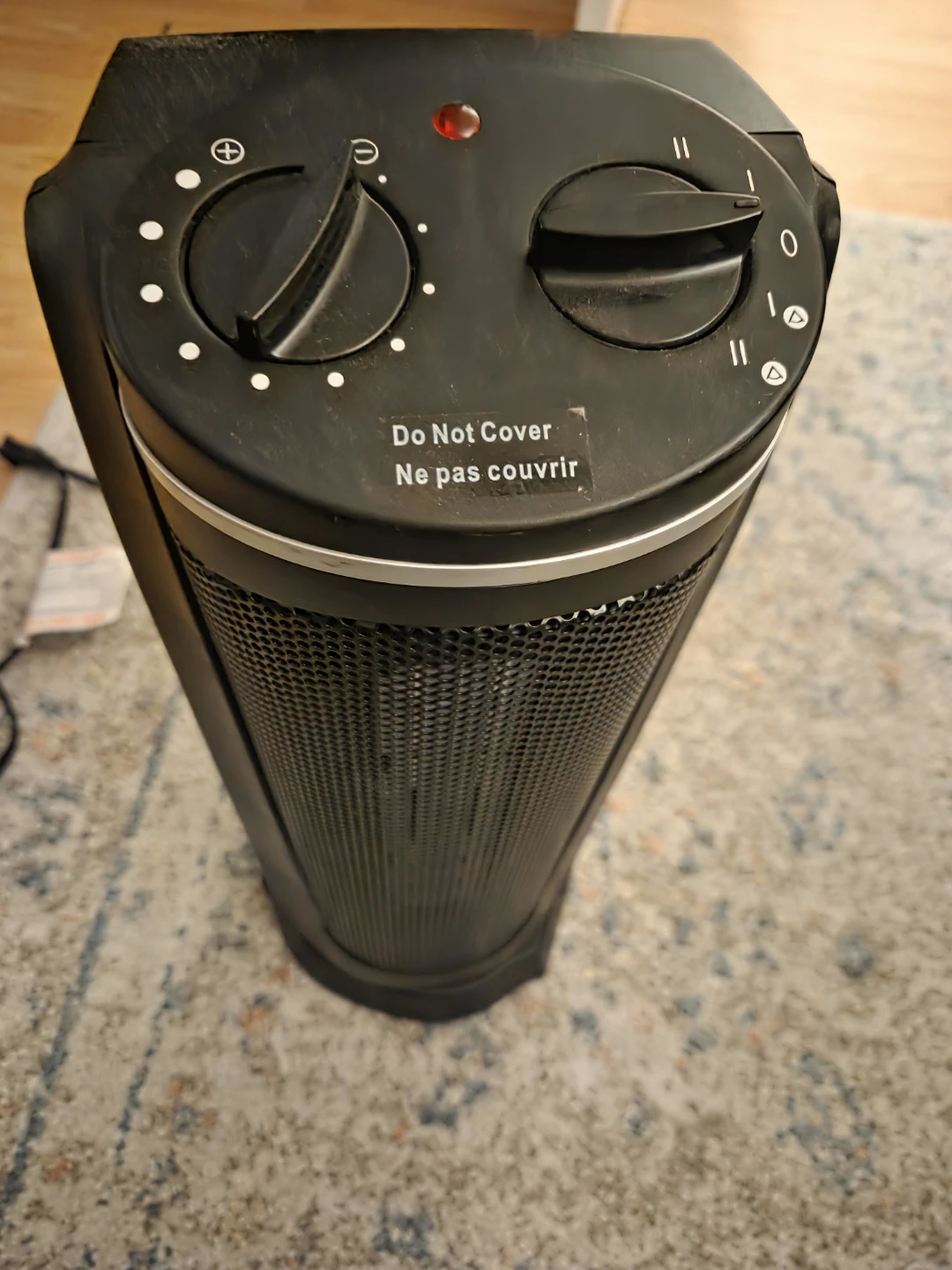 Black Portable Space Heater - photo 2