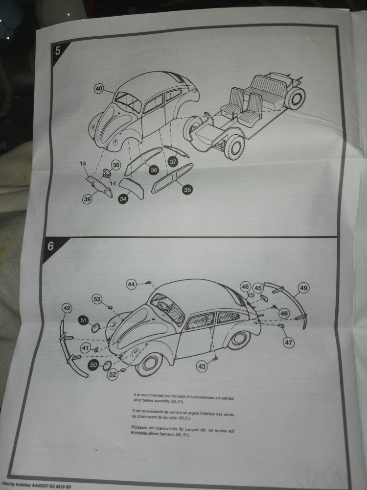 Airfix 1:32 Volkswagen Beetle Starter Set - photo 3