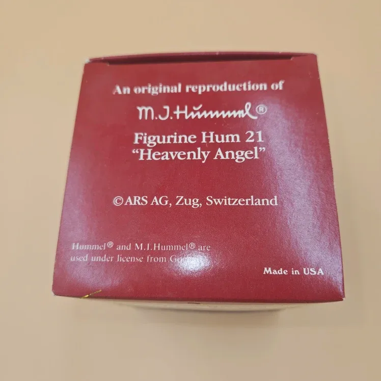 Heavenly Angel Christmas Glass Ornament M J Hummel 1994 image indicator(4)