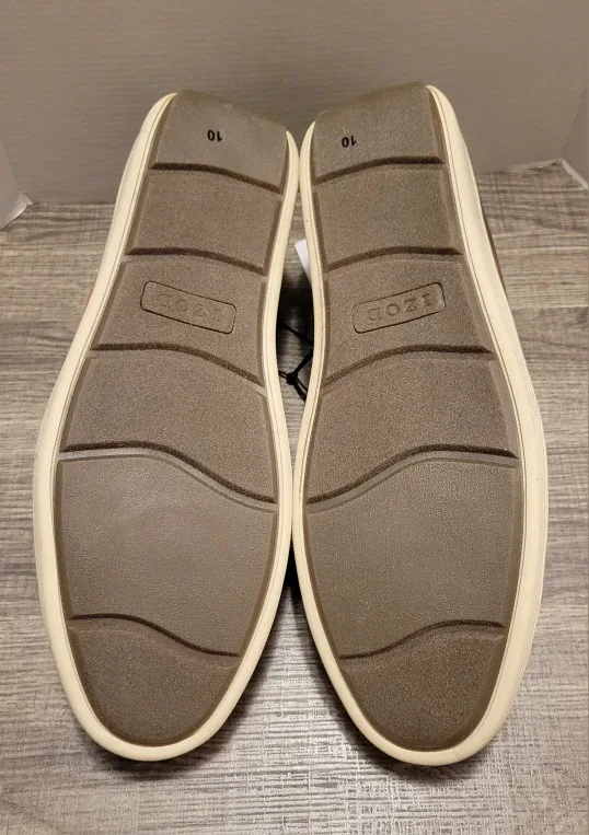 IZOD Seapoint Tan Memory Foam Loafers - Men's Size 10 image indicator(4)