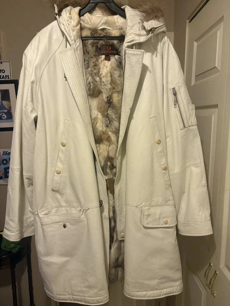 Danier Fur Lined Leather Parka - Size 2XL image indicator(4)