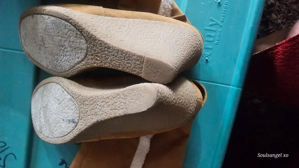 Brown Wedge Boots - Size 7 image indicator(2)