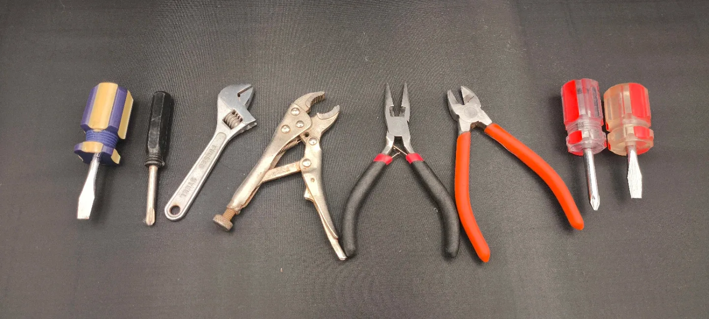 Mixed Set of Used Hand Tools