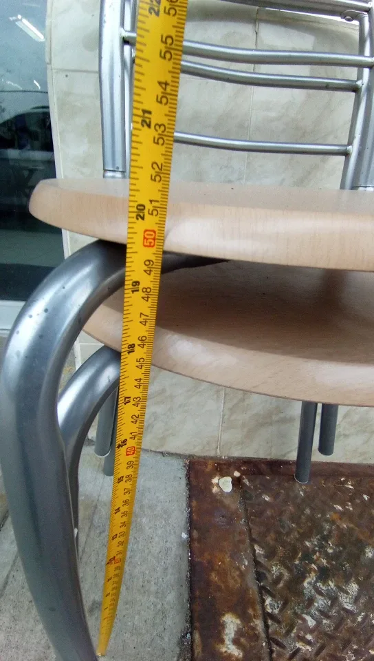 2 stackable Stools small profile w/Wood Seat. Delivery $ image indicator(2)