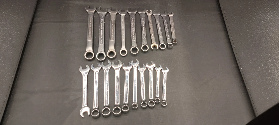 20pc Mixed Wrench Set | Metric + SAE | Chrome Vanadium