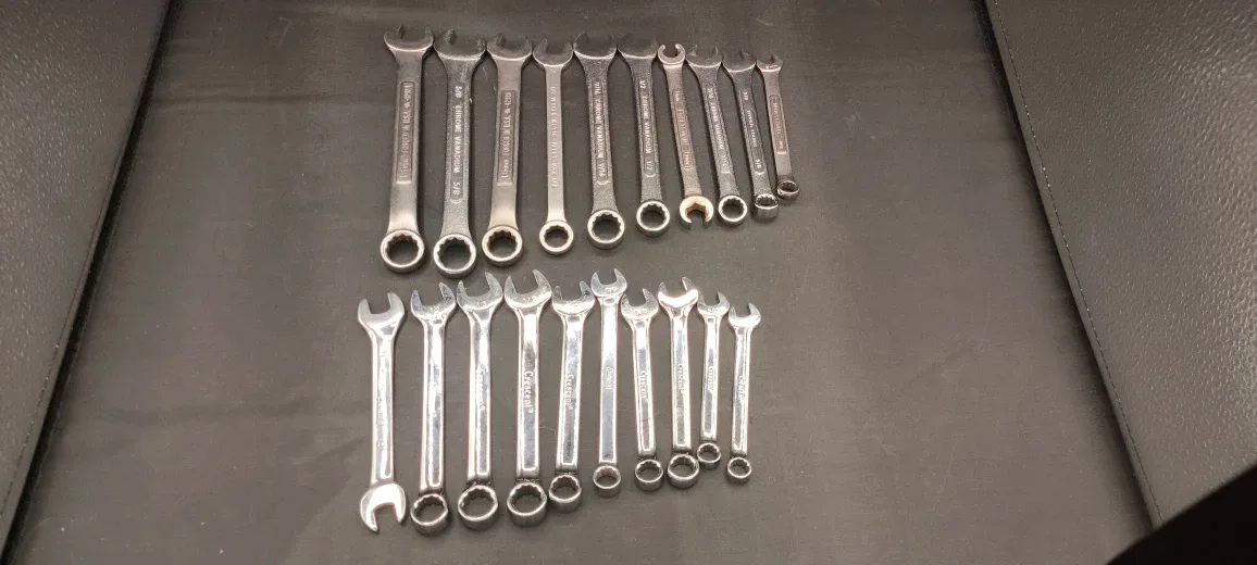 20pc Mixed Wrench Set | Metric + SAE | Chrome Vanadium