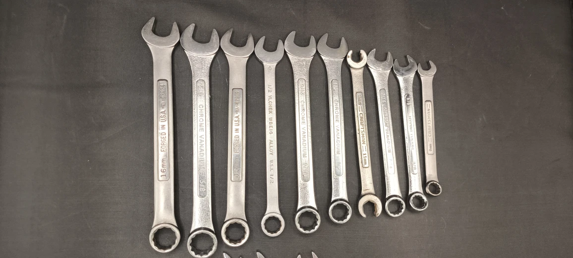 20pc Mixed Wrench Set | Metric + SAE | Chrome Vanadium - photo 3