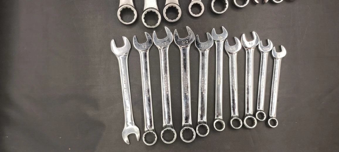 20pc Mixed Wrench Set | Metric + SAE | Chrome Vanadium - photo 4