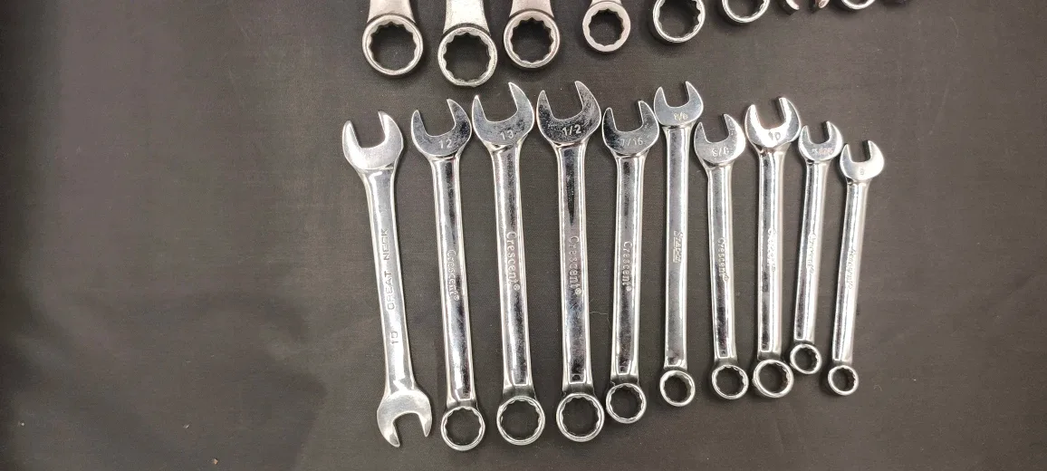 20pc Mixed Wrench Set | Metric + SAE | Chrome Vanadium image indicator(4)