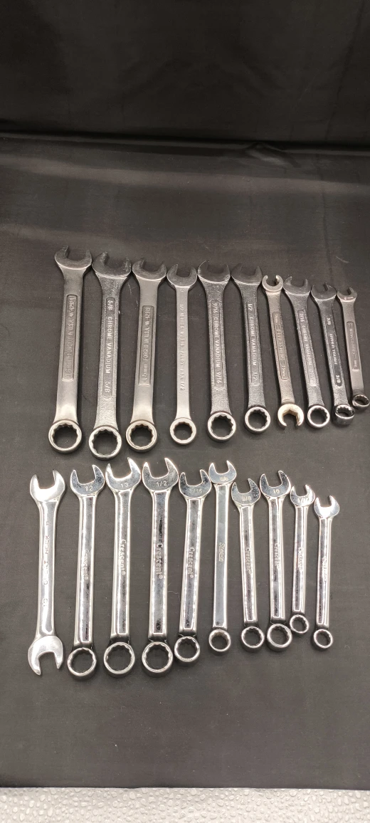 20pc Mixed Wrench Set | Metric + SAE | Chrome Vanadium - photo 5