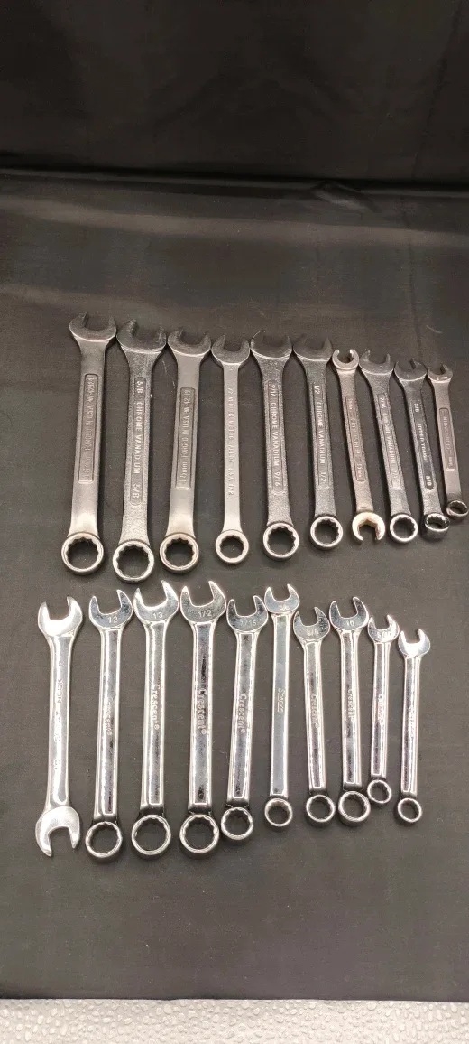 20pc Mixed Wrench Set | Metric + SAE | Chrome Vanadium image indicator(5)