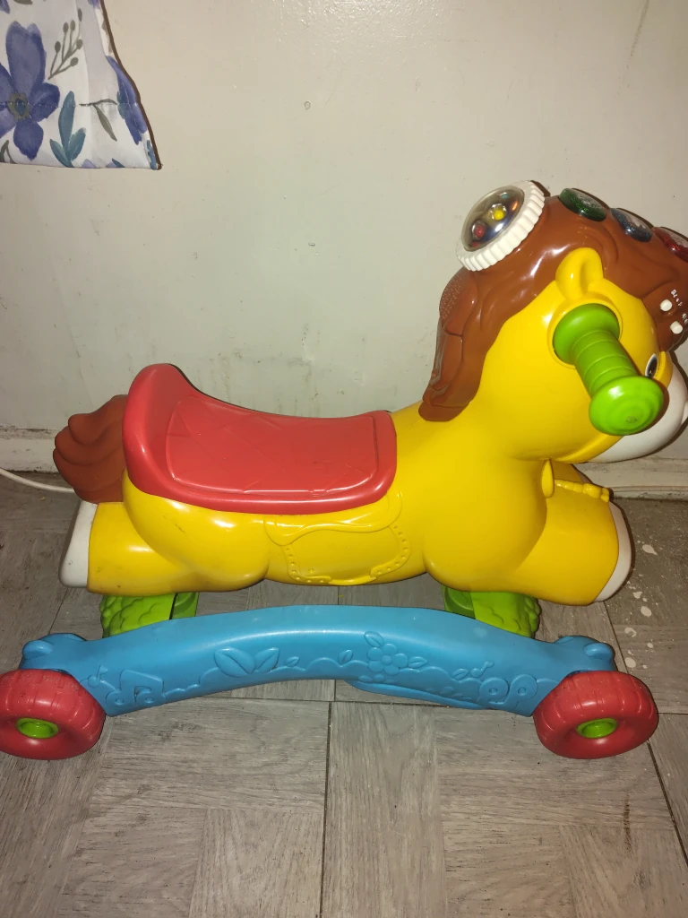 Fisher-Price Stroll Along Musical Pony Ride-On Toy - photo 3