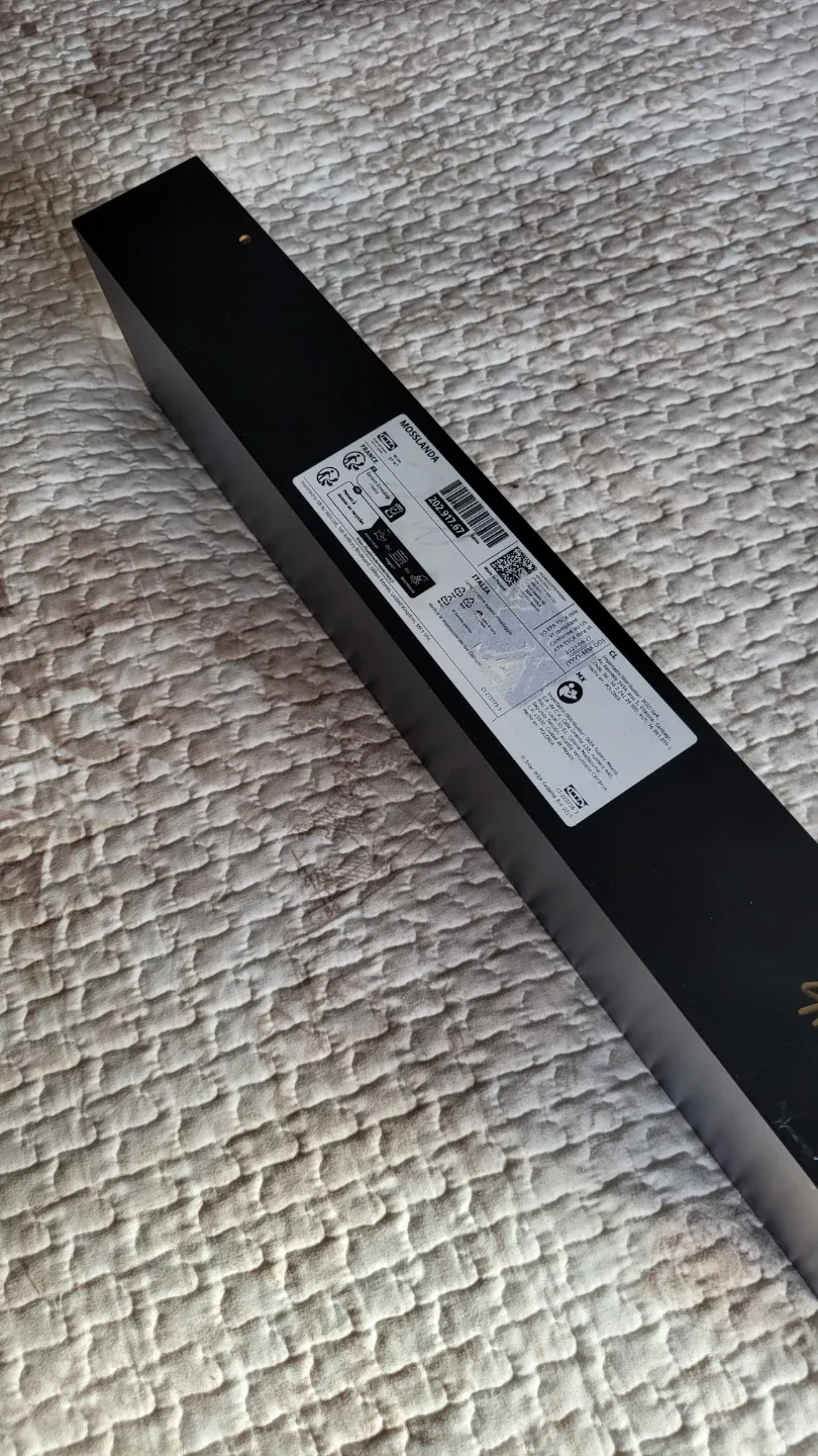 IKEA Mosslanda Picture Ledge, Black 🥕 image indicator(2)