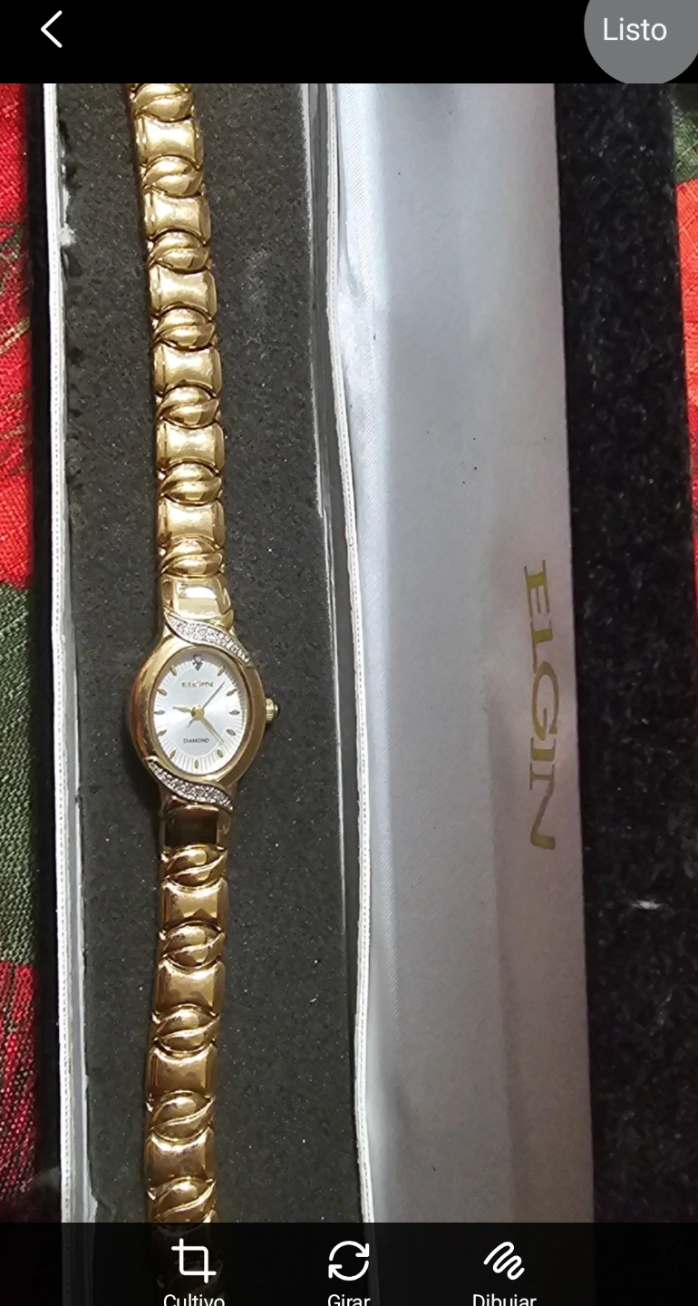 Elgin Diamond Accent Gold-Tone Women's Watch - photo 3