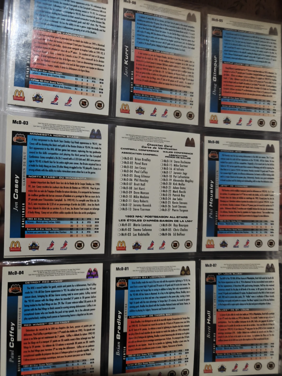 Vintage 1993 NHL Hockey Cards - photo 2
