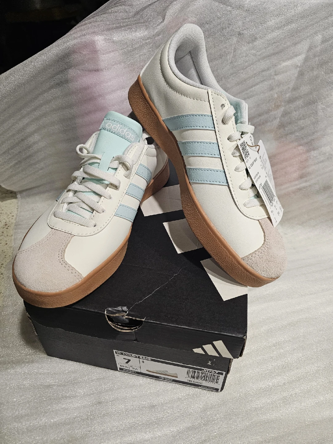 Adidas VL Court Base Shoes - Size 7 - New with Box - photo 2