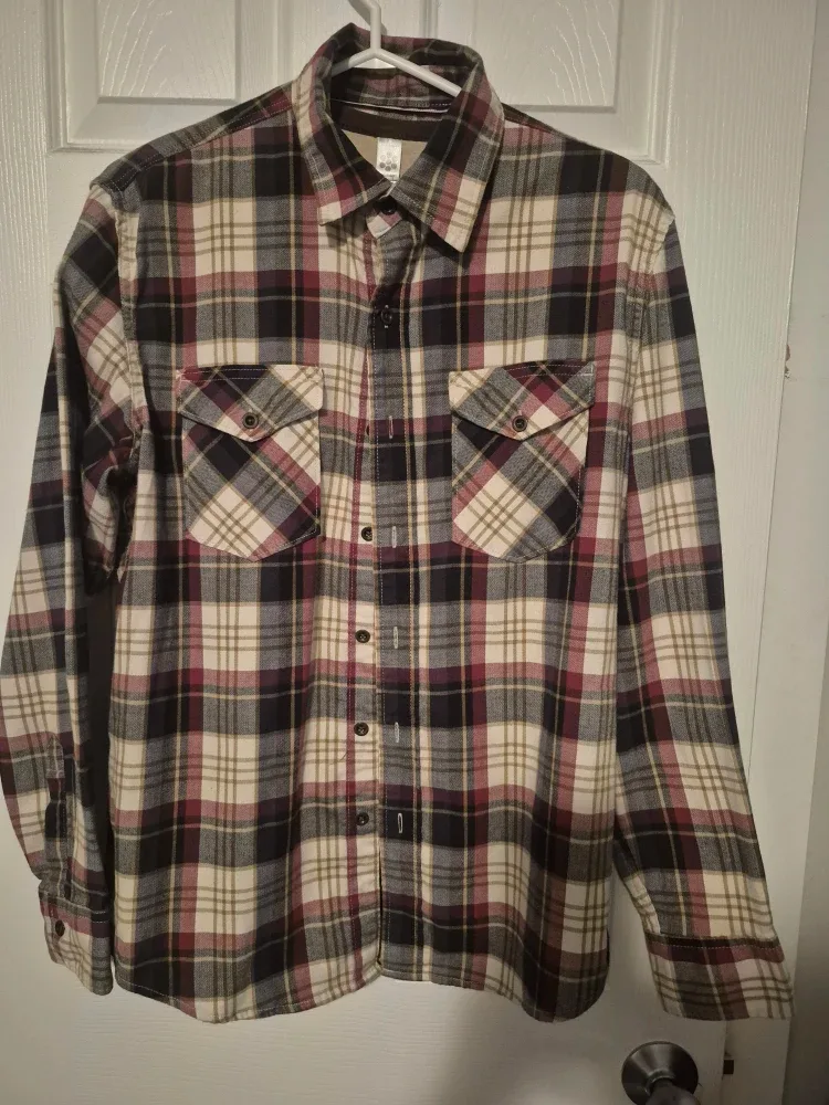 Wrangler Plaid Flannel Shirt - Size M/M