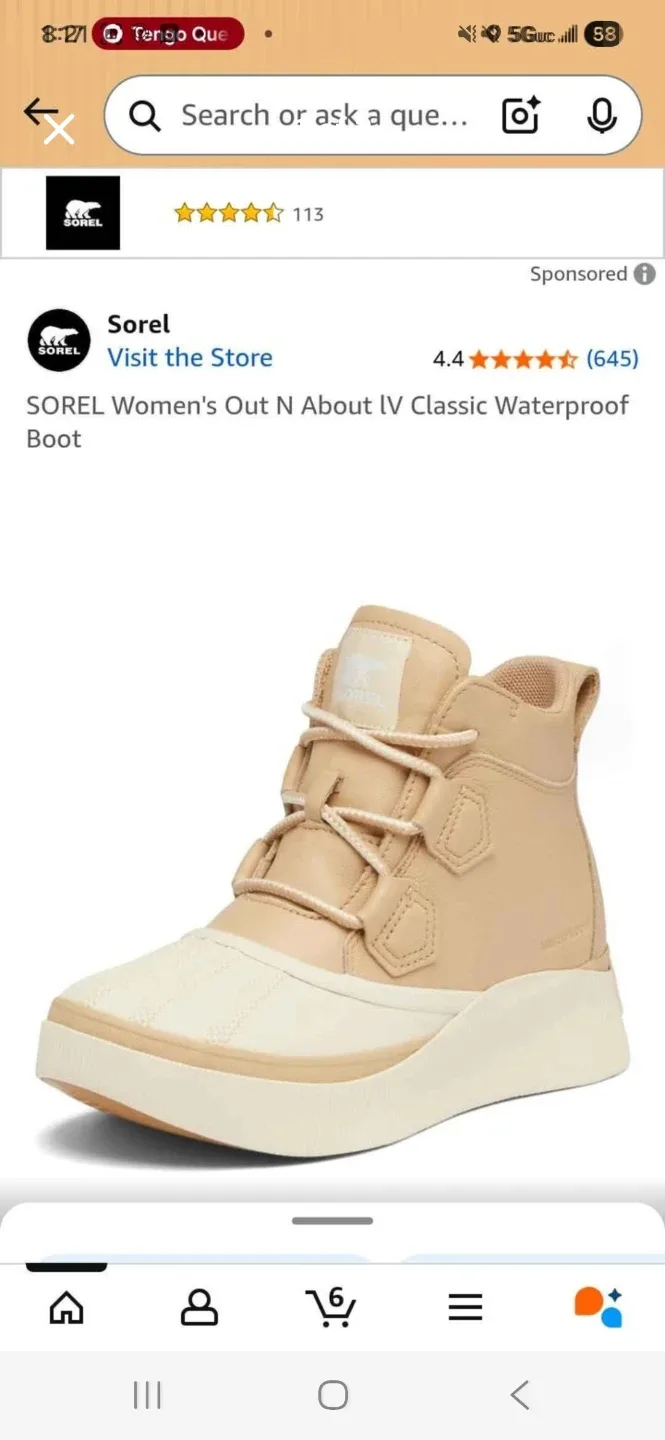 Sorel Out N About IV Classic WP Women's 7.5 image indicator(3)