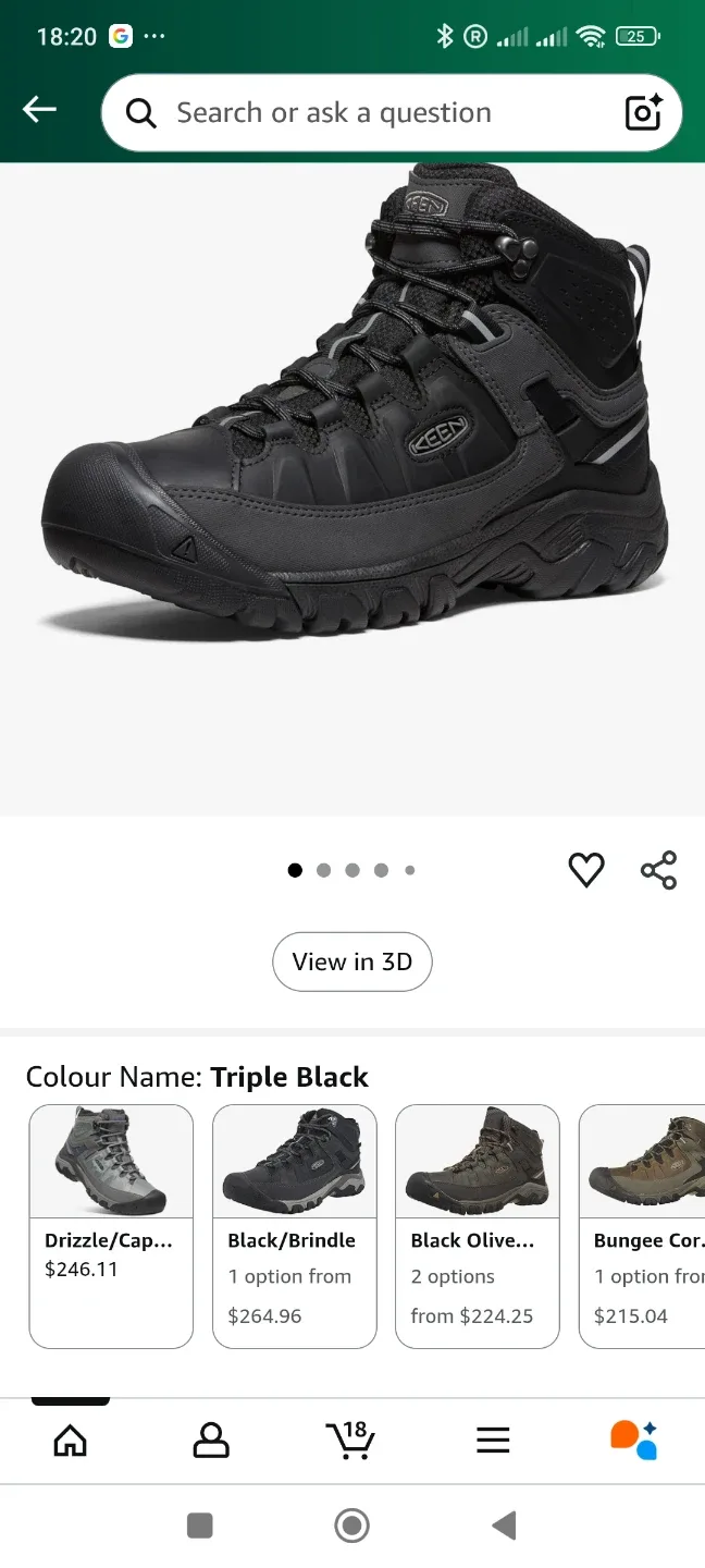 KEEN Men's Targhee III Waterproof Hiking Boots image indicator(3)