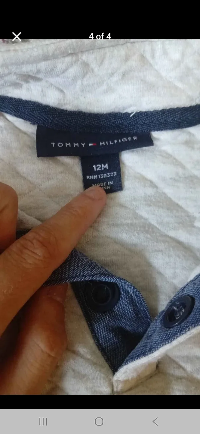 Tommy Hilfiger 12M Baby Pullover