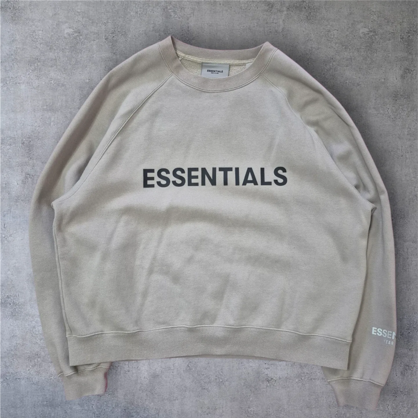 Fear of God Essentials Crewneck Sweatshirt "Cement" thumbnail