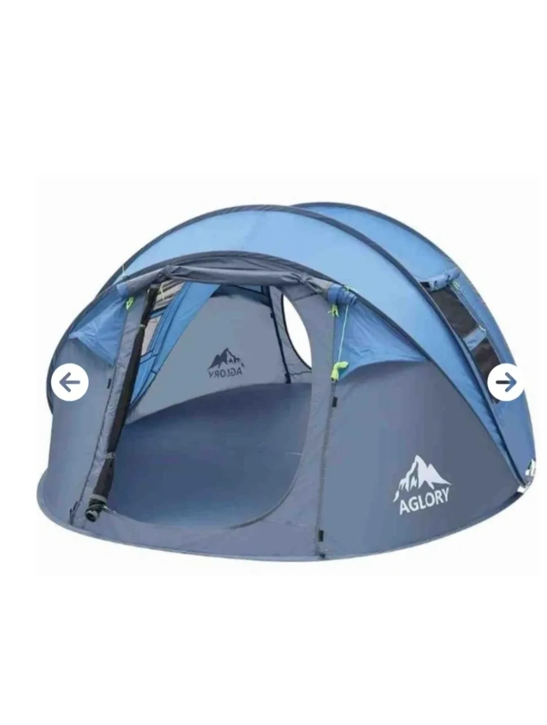 New AGLORY Easy Pop Up Tent for 4-5 persons - Blue