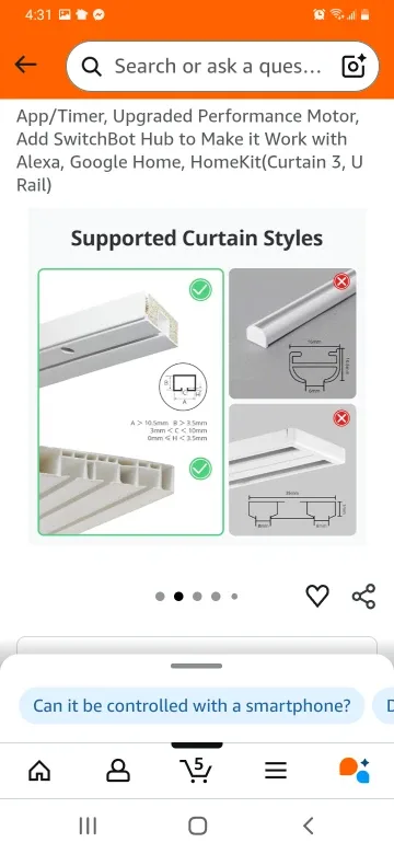 New SwitchBot Curtain 3 - Make Curtains Smart image indicator(5)