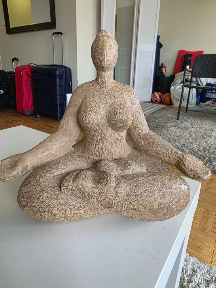 Yoga Woman Sculpture